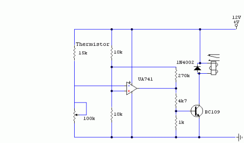 Frost Alarm-Circuit diagram