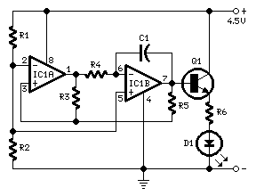 LED or Lamp Pulser-Circuit diagram