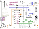 A Cmos 4060 Burglar Alarm