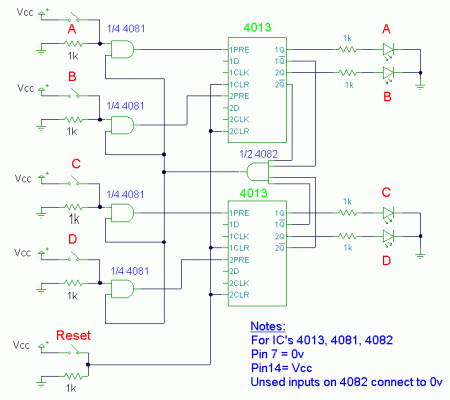 Quiz Circuit-Circuit diagram