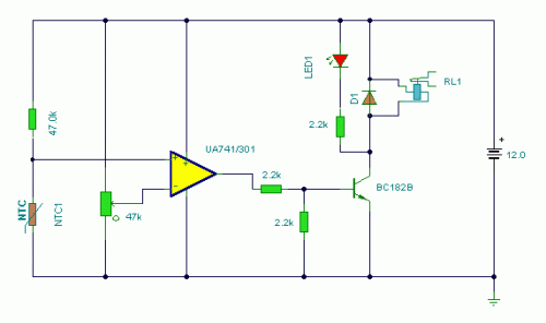 Temperature Monitor-Circuit diagram