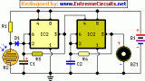 Fridge Door Alarm Schematic 2nd Version