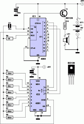 When The Siren Sounds-Circuit diagram