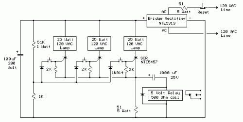 How to build Game Show Indicator Lights (Who's First) - circuit diagram